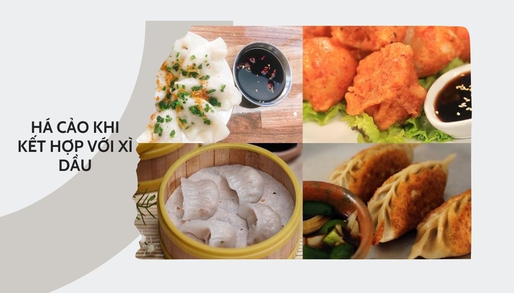 Sốt chấm đóng vai trò quyết định độ ngon của há cảo Sốt chấm đóng vai trò quyết định độ ngon của há cảo