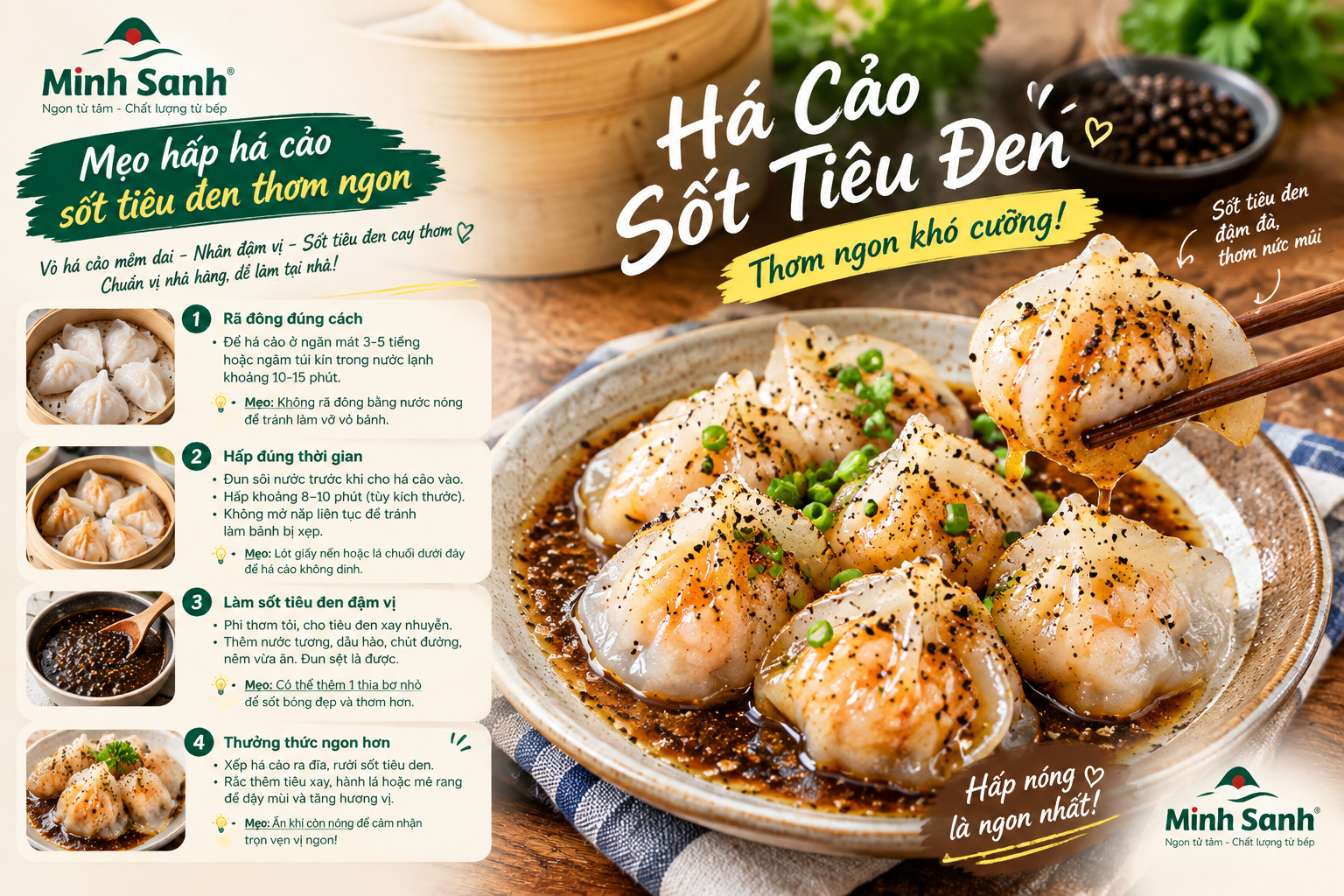 Minh Sanh - địa điểm gắn kết bữa ăn ngon của gia đình bạn Minh Sanh - địa điểm gắn kết bữa ăn ngon của gia đình bạn