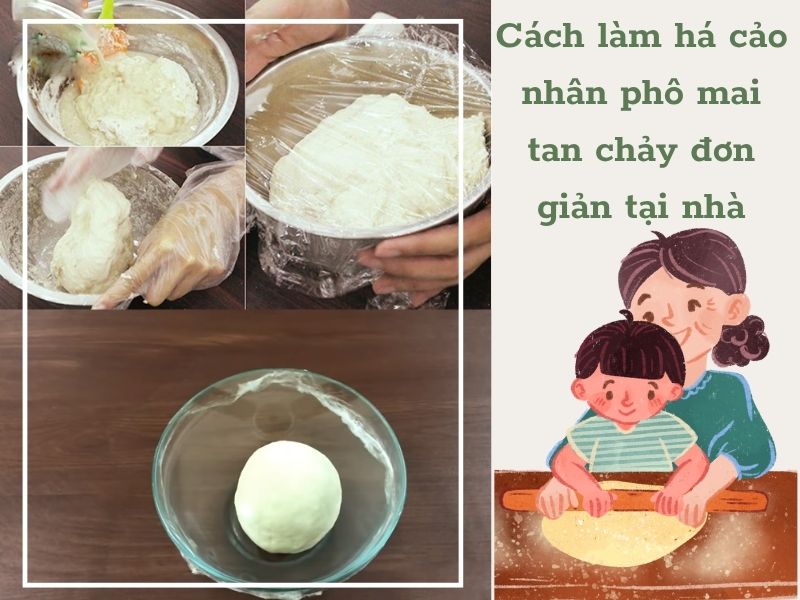 Cách làm há cảo nhân phô mai tan chảy đơn giản tại nhà Cách làm há cảo nhân phô mai tan chảy đơn giản tại nhà