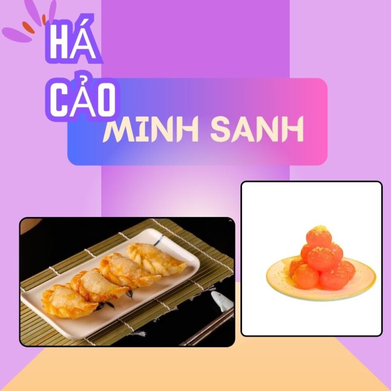 Nguyên liệu làm há cảo nhân trứng muối béo ngậy