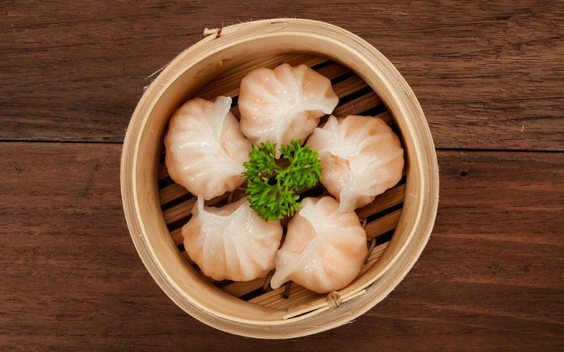Đặc điểm của món ăn há cảo với dimsum Đặc điểm của món ăn há cảo với dimsum