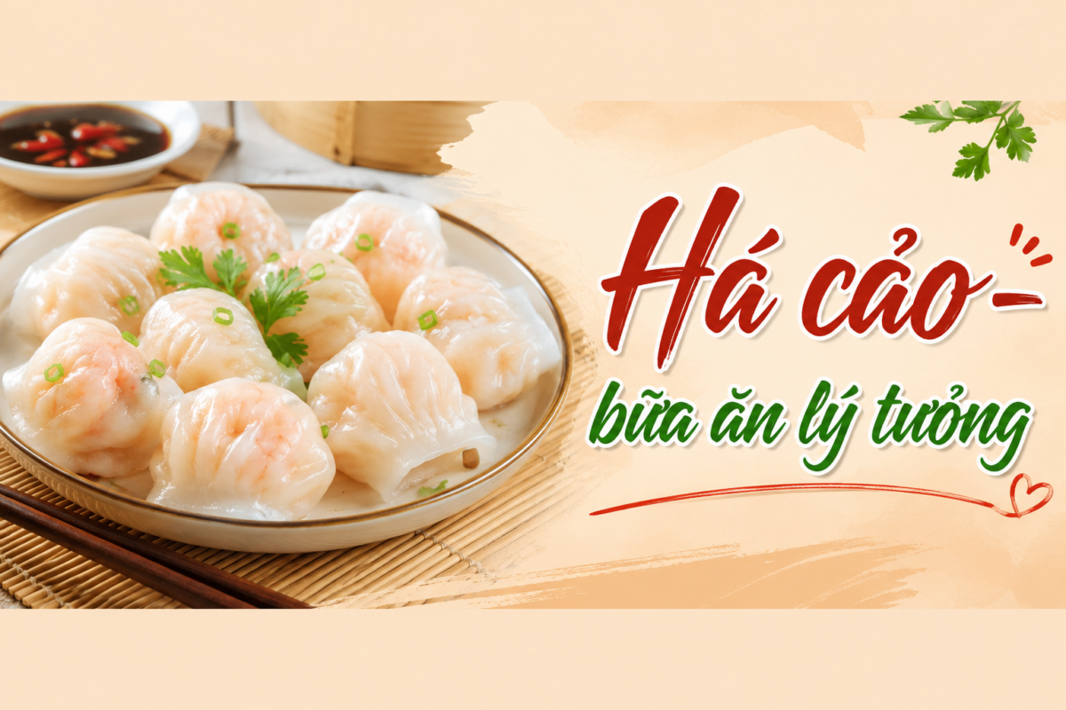 Vì sao há cảo là lựa chọn lý tưởng cho bữa sáng